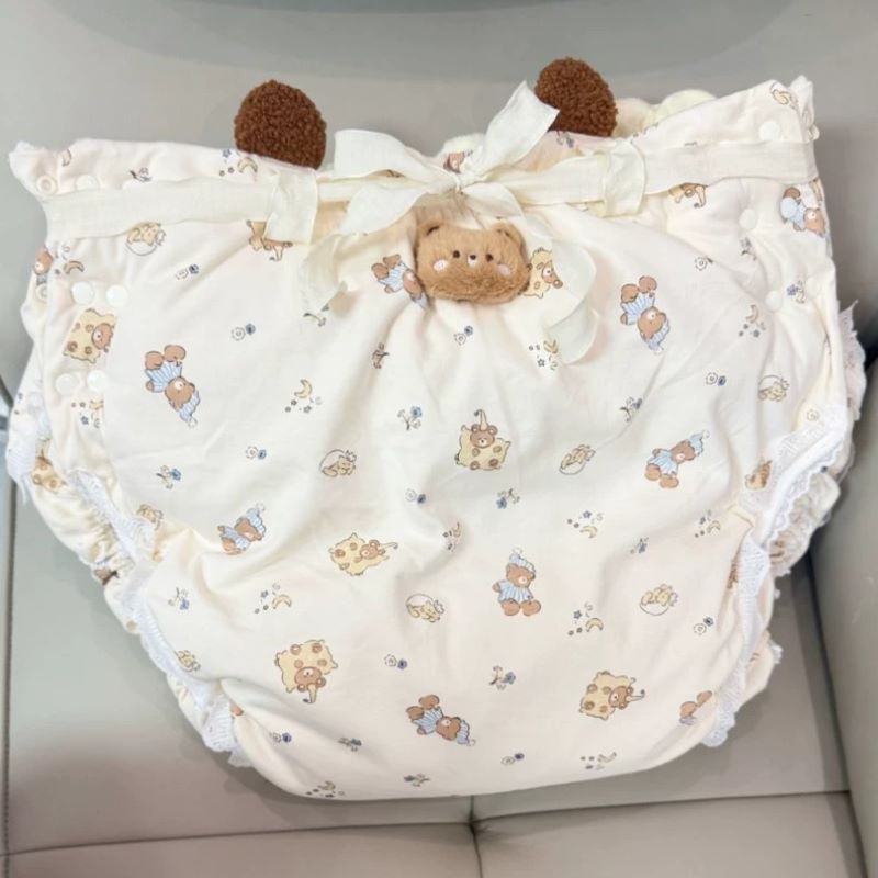 Diapering - Adult Cotton Cartoon Pattern Cloth Diapers