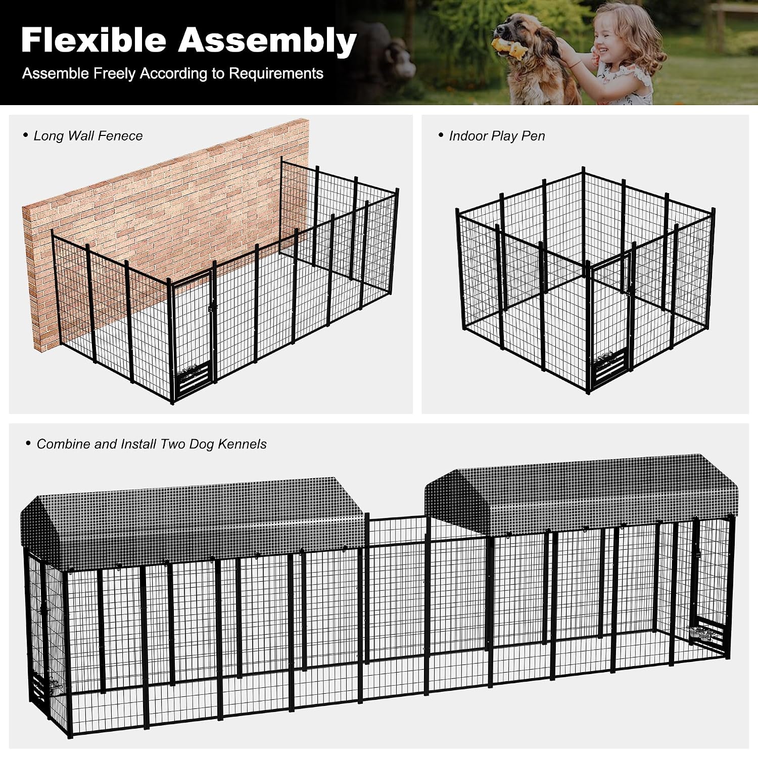 Heavy-Duty Dog Kennel with Roo - đánh giá và giá Feeding